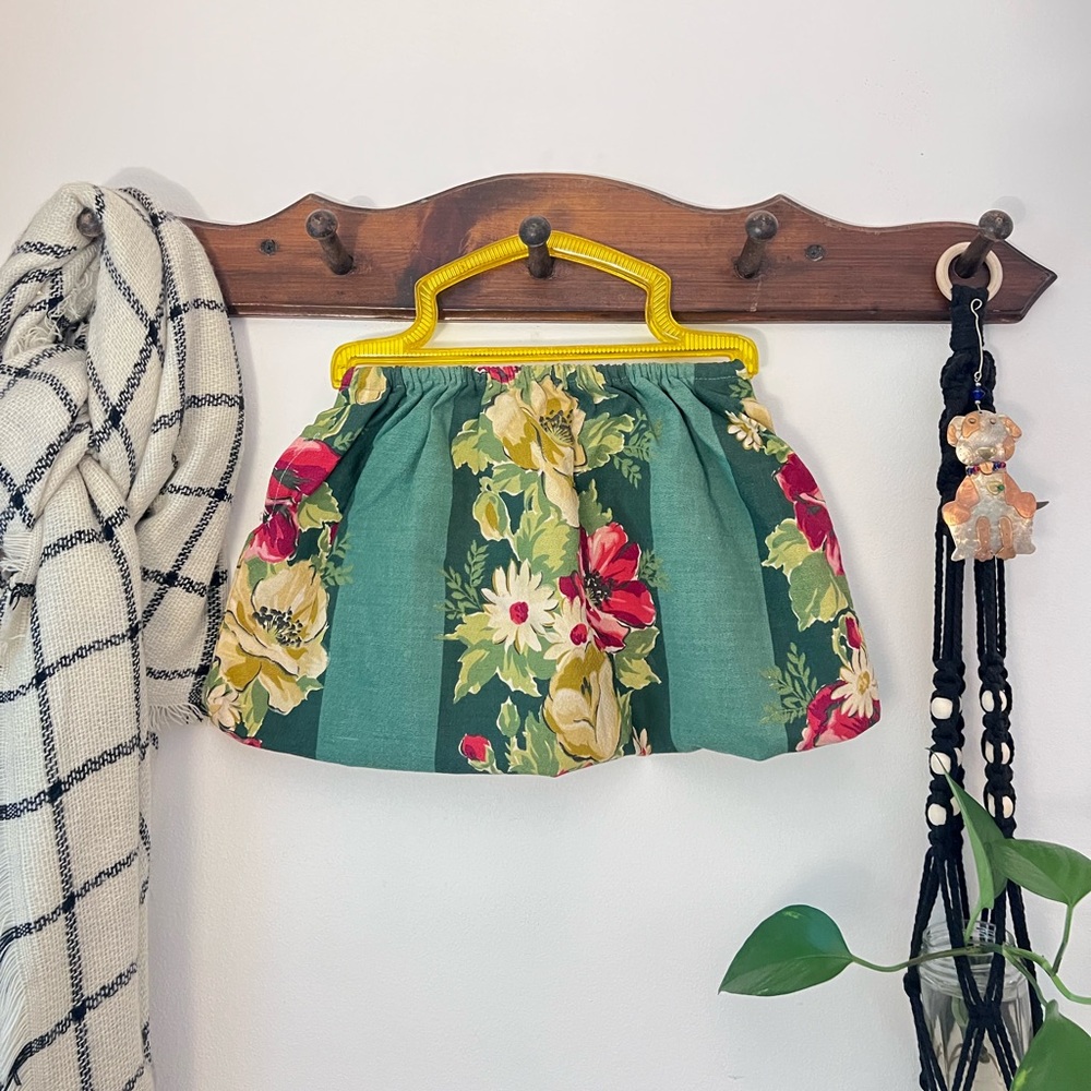 Vintage 50s Floral Handbag